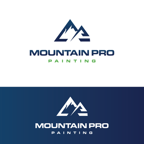 High-end, tech-focused Colorado painting company brand package Design by MD Design99
