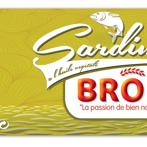 Wanted: New label for our BROLI sardines tins Design by VirgiDesign