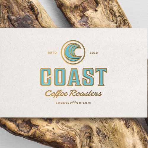 design logo for Coast Coffee Roaster, that will give an ordinary word a cool vibe Réalisé par rl X