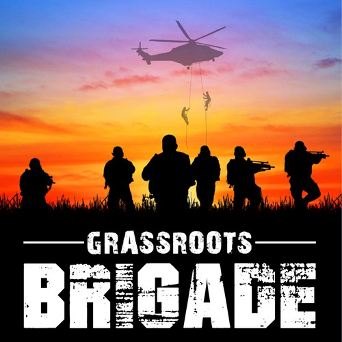 Cover Art for Military Veteran Podcast Design by The Cloud Digital
