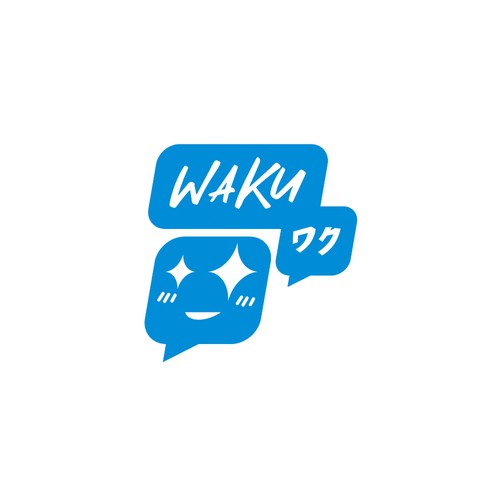 Waku Waku App Logo! Design by werushtotea