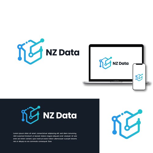 NZ Data New Branding Design by Kaveesha Arts