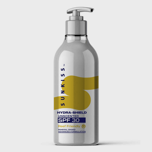 Luxury Sunscreen Label Design by K-Art Lab