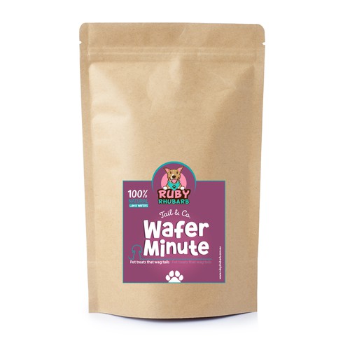 Ruby Rhubarb new product Labels Design by nesliirmak