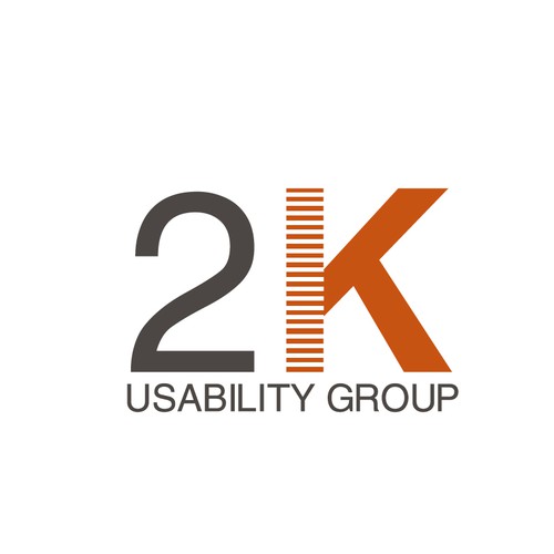 2K Usability Group Logo: Simple, Clean Diseño de valirimia