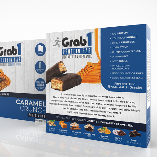 New box design fro Protein bars Design by Thebestbydesign