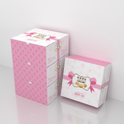 Bakery Box Design Diseño de Hermawae