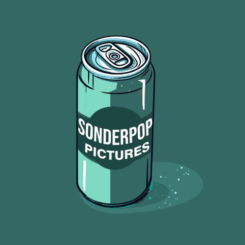 Create a japanese soda can inspired final logo based on existing concept for video production agency Design by violet.ink™