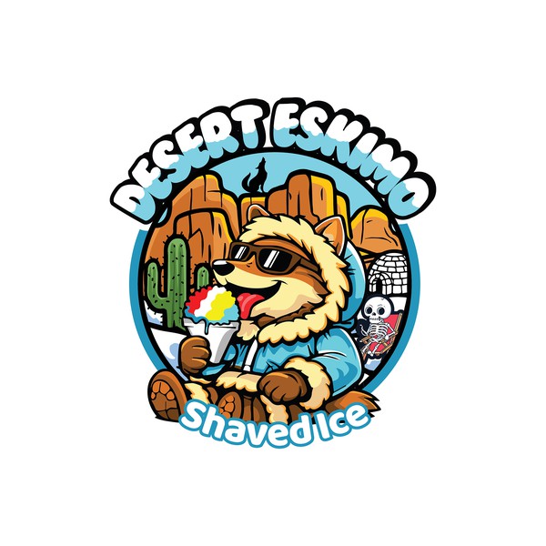 logo concept for Desert Eskimo