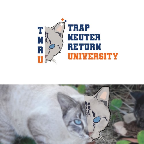 Calling all cat lovers! Design an online TNR (Trap-Neuter-Return) Academy logo and save cats! Design by THE DESIGNSTER