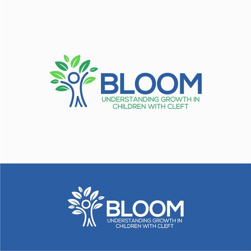 A sweet, child friendly logo that appeals to new parents focused on growth and health Design by Logood.id