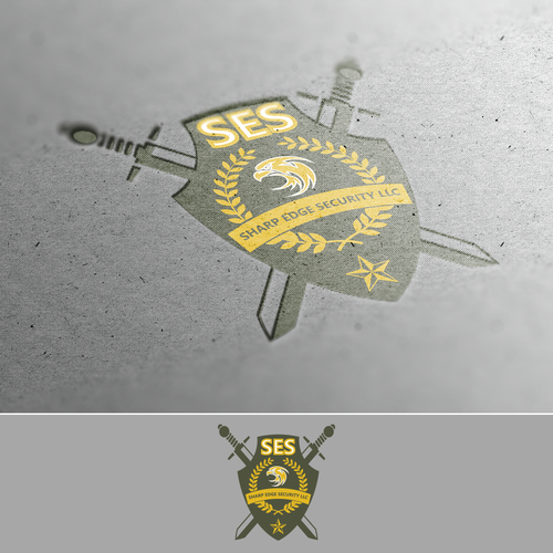 Create a military style unit logo for Sharp Edge Security, LLC Design by SasoDigital