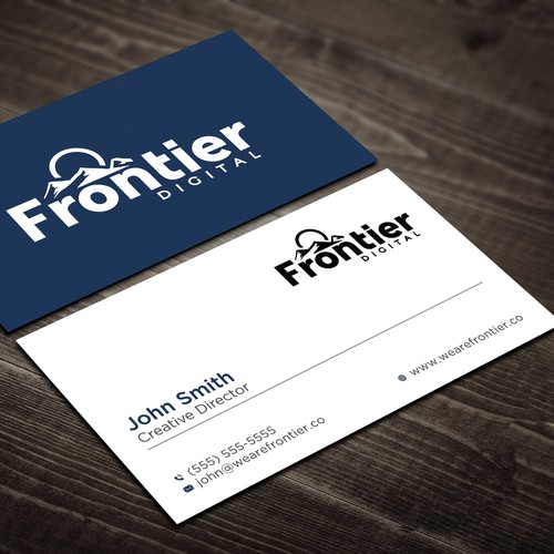 Create a business card with a rock solid brand Réalisé par Rskylight