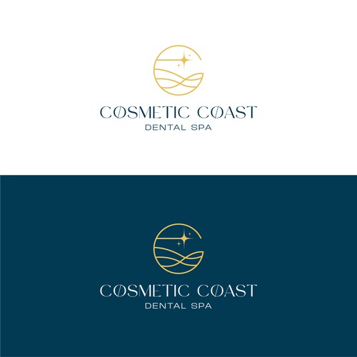 Design old money aesthetic for boutique cosmetic dental office located on the coast on NC Design by KREATIVE™