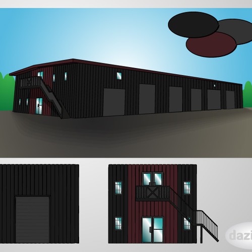 Design a color scheme for our commercial building! Design by dazigns
