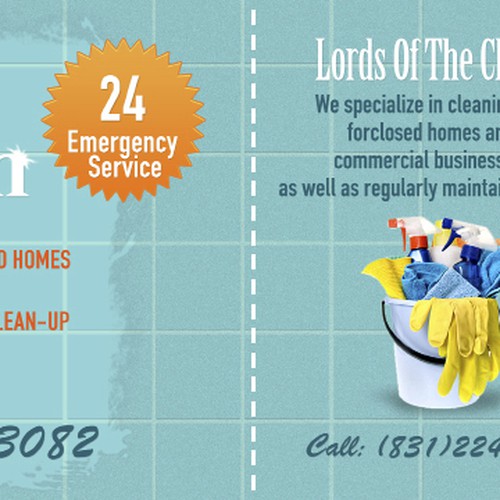 Create the next postcard or flyer for Lords Of The Clean Design by Alex4design