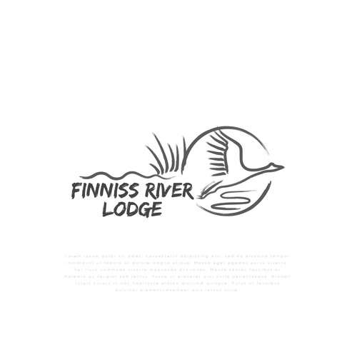 Logo for new Luxury Lodge on a working cattle station in the NT Design by Michael San Diego CA