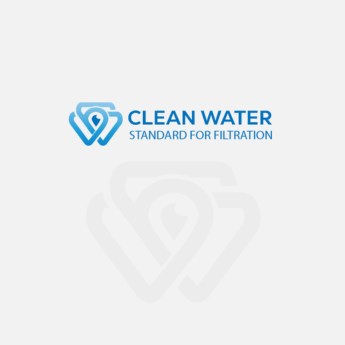 Simple Clean Logo for Water Filtration Company Design by MEDOK