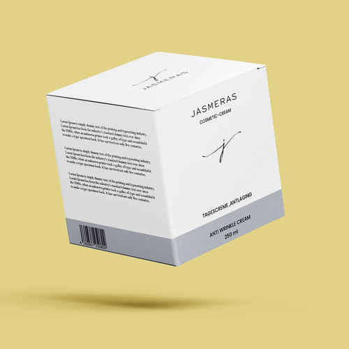 Packaging design for a cosmetic-cream required Design réalisé par Fast Studio⚡