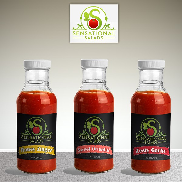Sensational Salads Label