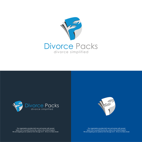 Divorce Logo  - UPDATED BRIEF, Ideally hand/computer drawn / Original Logo - Blind Filter Enabled Design by okdesignstudio
