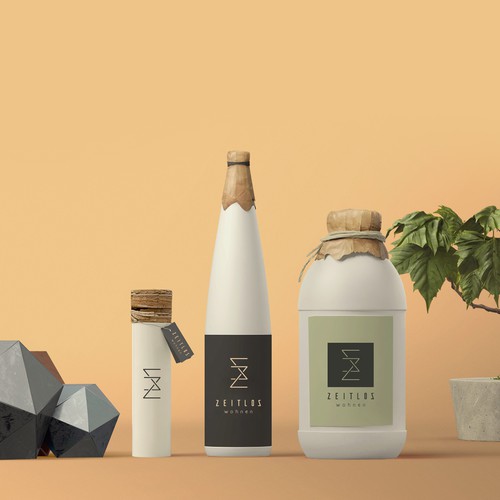 "Zeitlos Wohnen" winning Logo & brand identity pack