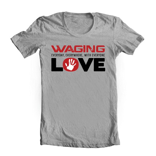 Design di New logo wanted for Waging Love (Tagline: Everyday, Everywhere, with Everyone) di m.jay