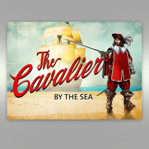 Oceanfront Hotel Signage - Vintage w/slight Modern design Design by Vivid Project