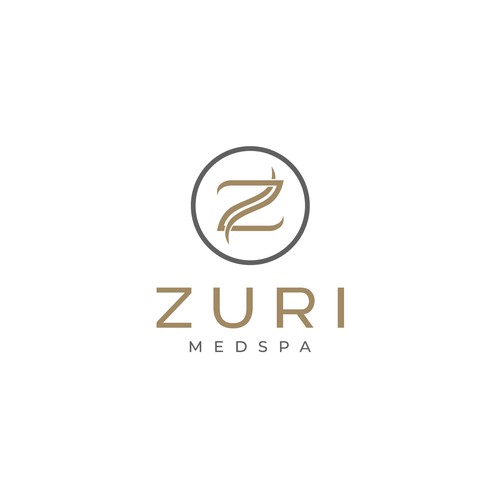 Zuri Med Spa Logo Diseño de Mungkas_CreativeLabs