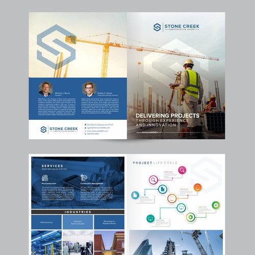 Brochure for Construction Company Design by 99kreative