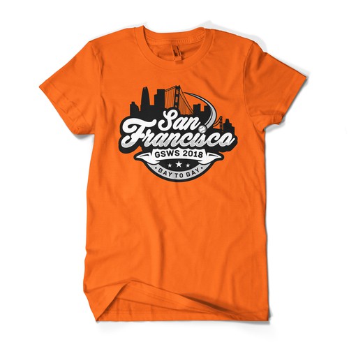 Design a Bold T-Shirt for San Francisco Athletes going to Softball World Series! Design by Goodday✌