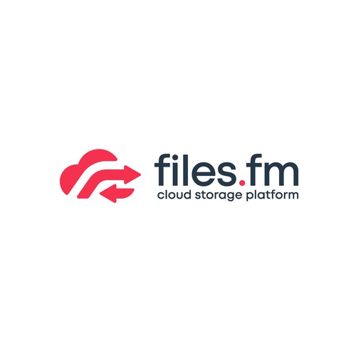 Files.fm logo and brand refresh for cloud storage platform Design by Omniverse™