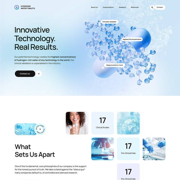 New website for HydrogenWaterTablets.com