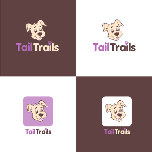 Design a CUTE Dog Mascot Logo for a Mobile App Design by Alexandra Butuc