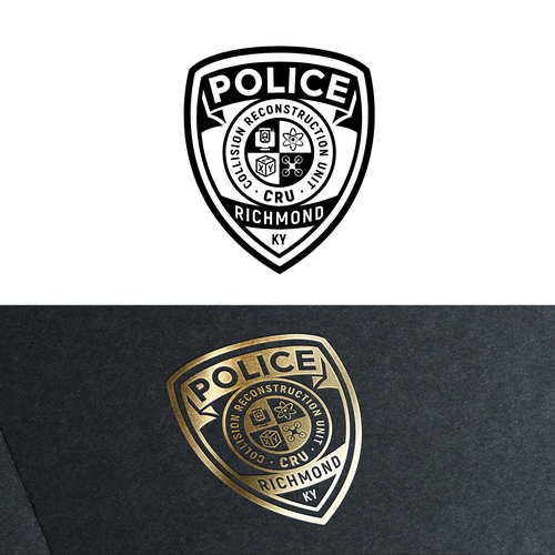 Police Department - Collision Reconstruction Shoulder Patch Design réalisé par MicheAngeline