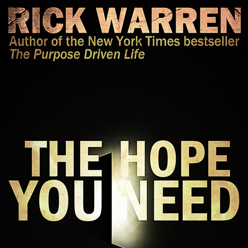 Design Rick Warren's New Book Cover Design by Andy Huff