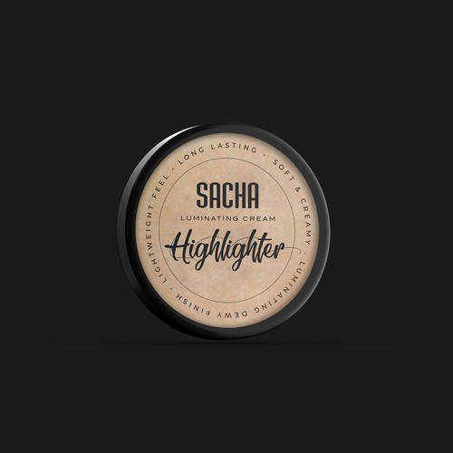 Sacha Luminating Cream Highlighter Design by Baba Gafarov