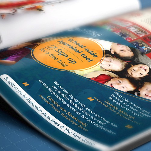 Half Page Magazine ad for Education Industry Design por pro.designer611 V