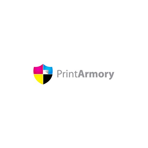 Logo needed for new Print Armory, copy and print. Diseño de eZigns™