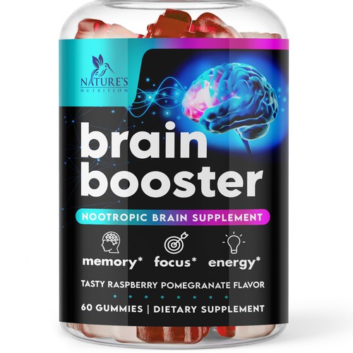 Brain Booster Supplement Design Needed for Nature's Nutrition Design by EffieK