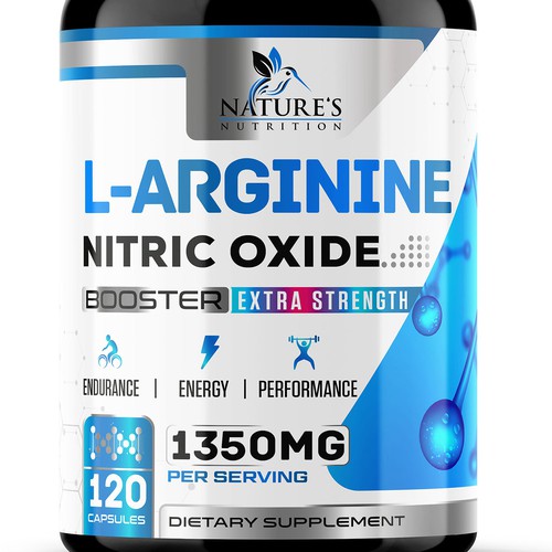 Powerful L-Arginine Capsules Design Needed for Nature's Nutrition Design by ✝DeSiGnEr✝JOHN