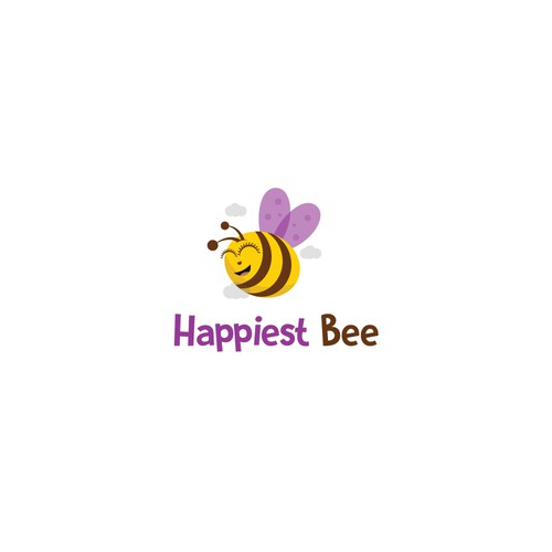 Design a cute, happy logo for Happiest Bee. Design réalisé par Aravind.Ajay