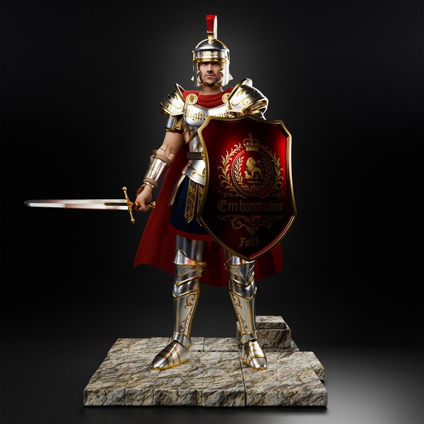 ARMOR OF GOD ACTION FIGURE 3D WORK