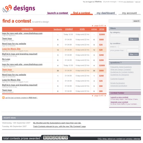 Logo for 99designs Design by mindsite09