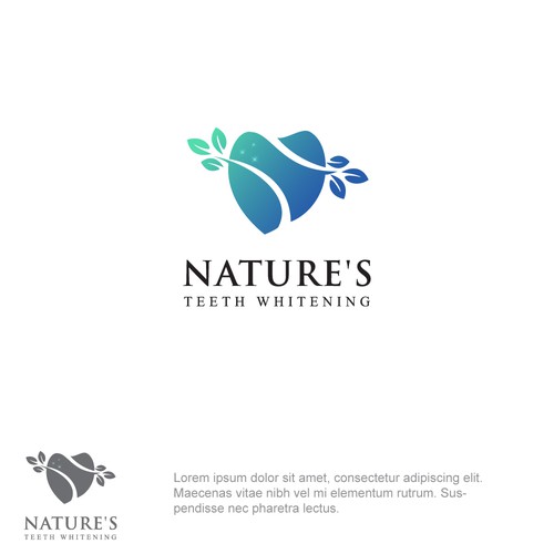 Nature's Teeth Whitening - Needs a Natural Company Logo Design by hasnagraphics