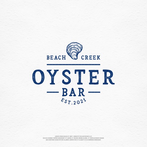 Design di Oyster Bar logo di Macroarto™