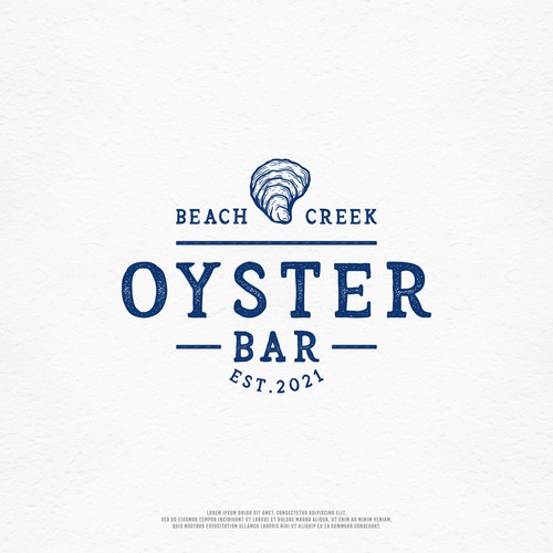 Oyster Bar logo Design by Macroarto™