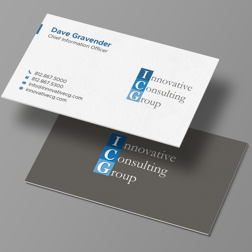 ICG Business Cards Design by boniamin