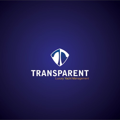 logo for TRANSPARENT Luxury Yacht Management Design by hey John!