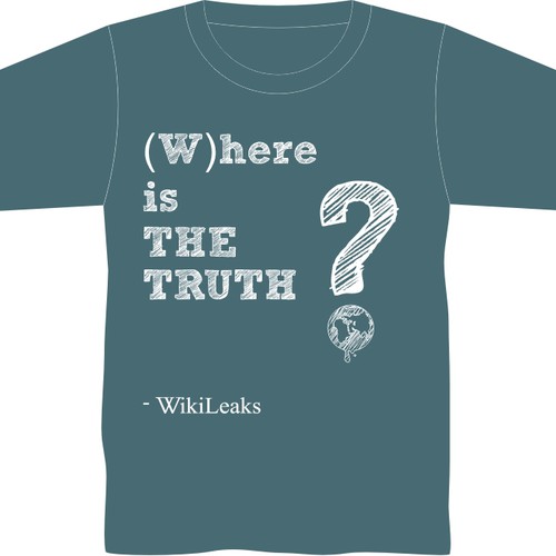 New t-shirt design(s) wanted for WikiLeaks Ontwerp door ivf4007
